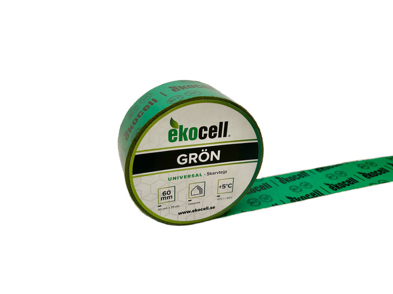 Grön tejp 60 mm – 10-pack (109 kr/st)